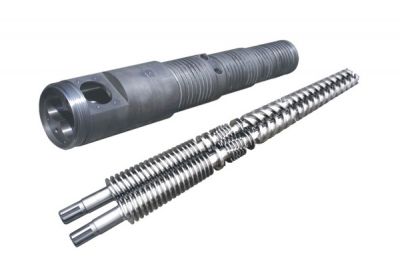 Conical twin screw &barrel